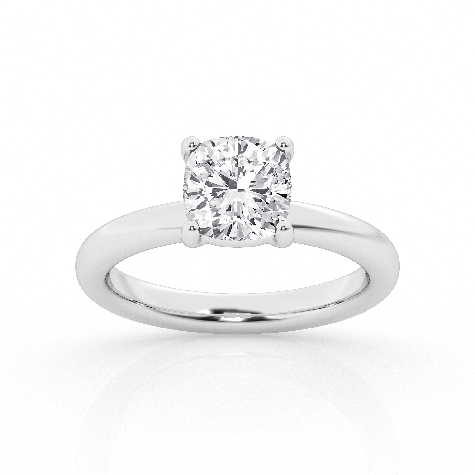 4.00 ct - Emerald - Solitaire Ring