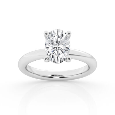 1.50 ct - Oval - Solitaire Ring