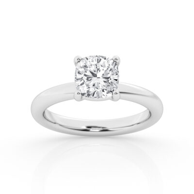 1.00 ct - Cushion - Solitaire Ring