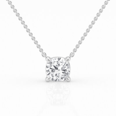 2.00 ct  Solitaire Pendant - Cushion